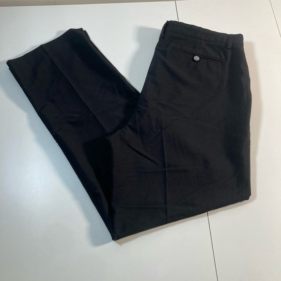 FootJoy Other - Footjoy Tour Golf Pants 38x33 Black FJ Performance Stretch Viscose Blend Chino